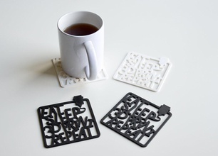 mangiare dormire 3dprint repaeat pinshape disegno 3d 3d print model - Mito3D