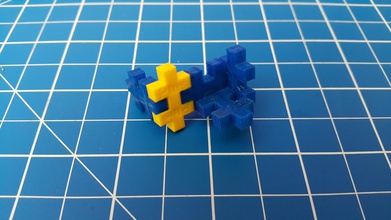 plus block pinshape Kinder Bau Spielzeug lego plusplus 3d print model - Mito3D