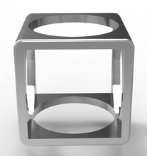 3 1 cubic men's ring pinshape -fashion -modern -cube -men -ring jewlery 3d print model - Mito3D