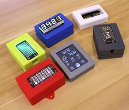 adafruit pluma caja gabinete pinshape carcasa electrónica cuadro alojamiento arduino 3d print model - Mito3D