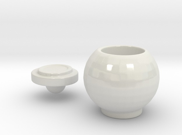 coperchio vaso pinshape barattoli barattolo miele caffè 3D print model - Mito3D