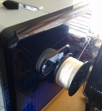 da vinci 3d printer filament roll spool holder pinshape 3d-design 3d print model - Mito3D