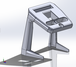 tool rack form2 pinshape Schreibtisch Organisatoren aufgeräumt storage 3d print model - Mito3D