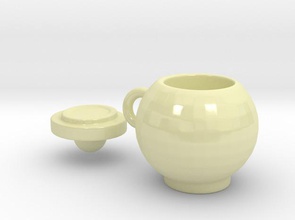 lid pinshape teacups teacup tea sized mugs esspresso cup coffee cups 3d print model - Mito3D