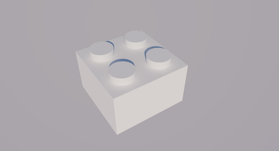 lego briques 2x2 pinshape brique 3d print model - Mito3D