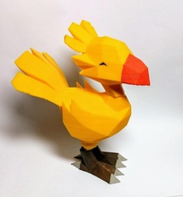 poly chocobo pinshape Conception 3d 3d print model - Mito3D