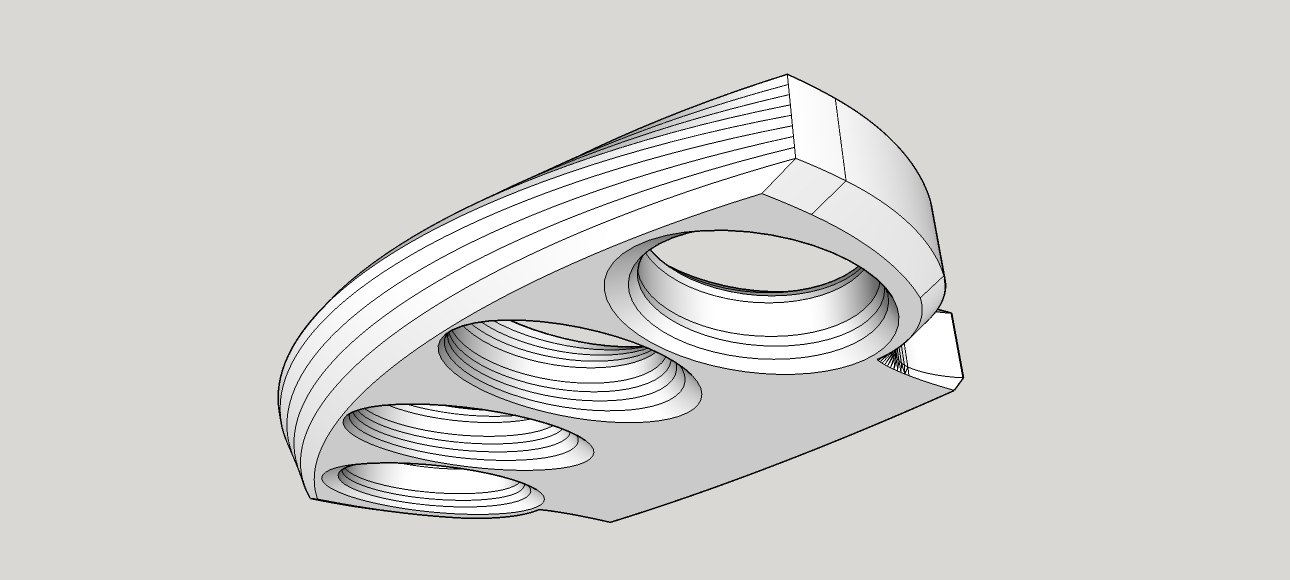 plass knuckles knuckle dusters pinshape plass-knuckles knuckle-duster 3D print model - Mito3D