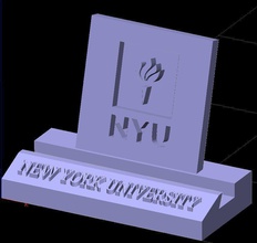 nyu york university suporte telefone 3 projetos pinshape new 3d print model - Mito3D