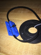 anet a8 axis belt holder fiberglass belts clamping pinshape 3d-design 3d print model - Mito3D