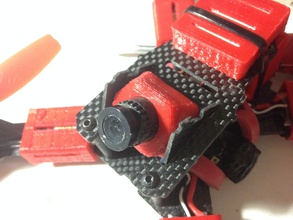 fpv camera tilt screws pinshape evilrace banggood cam 3d print model - Mito3D
