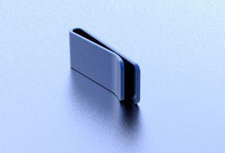 Geld clip pinshape 3d print model - Mito3D