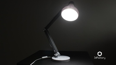 desk lamp 3dprintable - 3dfactory brazil pinshape 3dfactorybrasil desklamp 3d print model - Mito3D