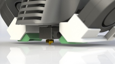 filamento duto ventilador re d bot e3d v6 vulcão pinshape 3d design 3d print model - Mito3D