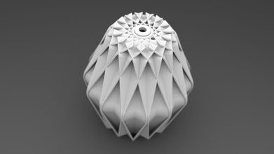 abstract reality - lamp sources pinshape 3d-design 3d print model - Mito3D