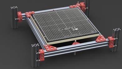 re-d-bot bed model simplify3d pinshape 3d-design 3d print model - Mito3D