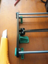 holders hot bed anet a6 printer pinshape 3d-design 3d print model - Mito3D