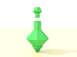 poli garrafa poção pinshape 3d design 3d print model - Mito3D