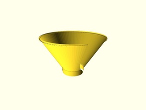 parametrik basit lamba gölge pinshape 3d tasarım 3d print model - Mito3D
