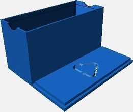 anpassbares card box recycle symbol Deckel pinshape 3d design 3d print model - Mito3D