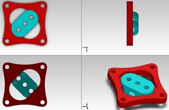 textile fastener pinshape 3d-design 3d print model - Mito3D