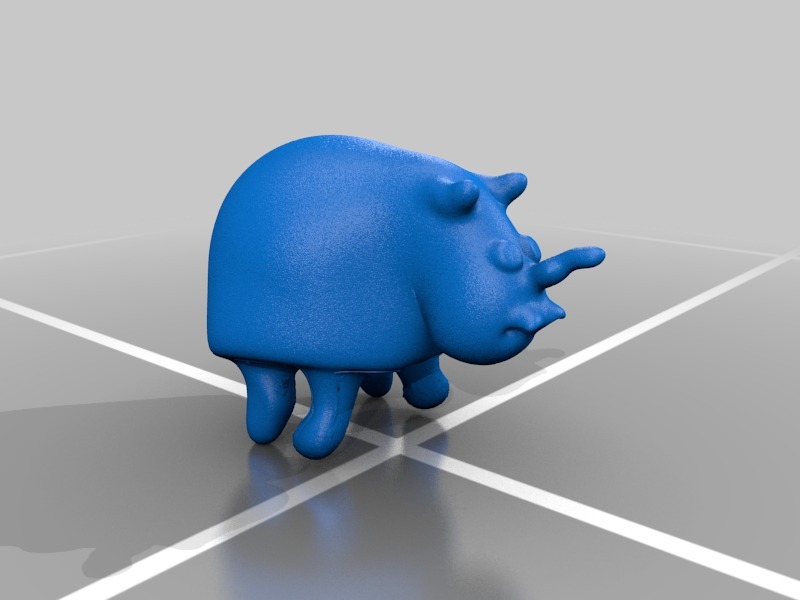 rhino pinshape zoológico rinocerontes rinoceronte animales africano áfrica 3D print model - Mito3D