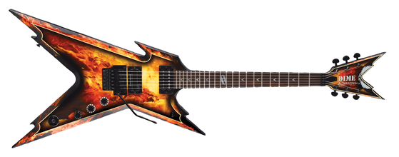 dean razorback guitar scale 1 4 fully 3d printable pinshape model miniature electric-guitar 3d print model - Mito3D