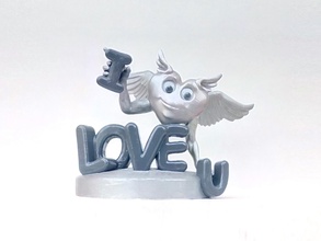 loving heart pinshape love gifts valentines day showpiece 3d print model - Mito3D