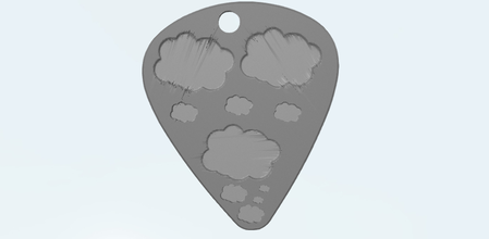pioggia pinshape guitarra 3d print model - Mito3D