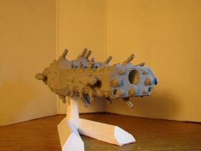 cruiser - spaceship pinshape 3d-design 3d print model - Mito3D