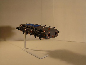 battleship pinshape 3d design 3d print model - Mito3D