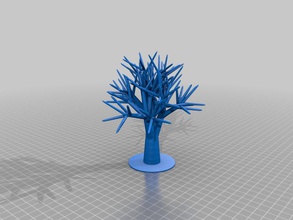 joyería árbol pinshape personalizado 3d print model - Mito3D