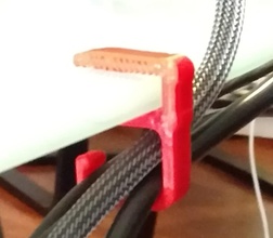 ikea glasholm support câble pinshape Conception 3d 3d print model - Mito3D
