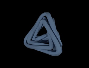 triangle twister pinshape envisionthefuture design défi 3dsmax art bijoux conception triangulaire 3d print model - Mito3D