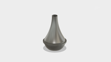 trumpet cup mute pinshape envisionthefuture-design-challenge-youth musical-intrument 3d print model - Mito3D