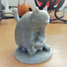miaou gatto affamato pinshape azione figura in miniatura affamati cat 3d print model - Mito3D