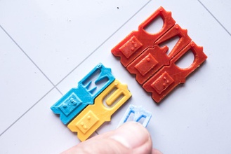 magnetico braille blocchi testo pinshape alfabeto latina caratteri envisionthefuture design sfida alfabetizzazione educativi ipovedenti ciechi magnete 3d print model - Mito3D