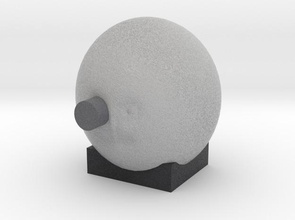 terra luna l'uomo razzo per occhio pinshape film scifi rocketship prop 3d print model - Mito3D