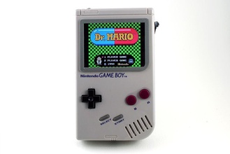 gameboy dmg-01 border pinshape 3d-design 3d print model - Mito3D