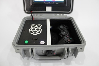 retro pie box version 2 - portable raspberry pi emulation consol pinshape 3d-design 3d print model - Mito3D