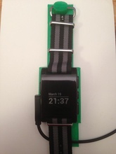 pebble watch holder pinshape 3d-design 3d print model - Mito3D