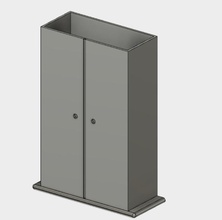 gabinete pinshape armario modelo 3d print model - Mito3D