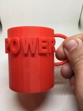 kupa güç pinshape envisionthefuture tasarımı meydan red bull caffine bardak kahve Kupası 3d print model - Mito3D