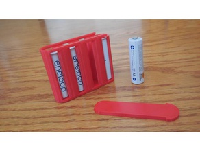 aa battery container pinshape battery battery-case aa battery