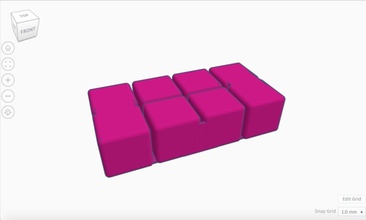 fidget cubo remix pinshape disegno 3d 3d print model - Mito3D