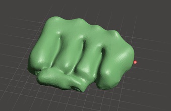 punch pinshape hand wrist wrestling boxing knock-out punch-out pow 3d print model - Mito3D