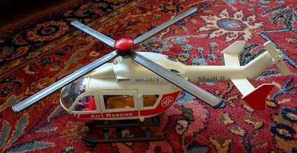 playmobil rescue helicopter tail rotor pinshape 3d-design 3d print model - Mito3D