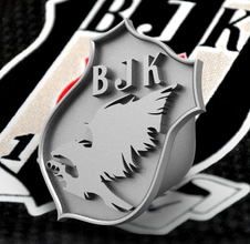 Beşiktaş yüzük pinshape fan Türkiye moda futbol spor erkekler takı 3d print model - Mito3D