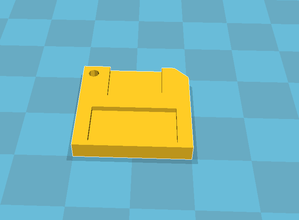 floppydisk keychain pinshape retro disk 3d print model - Mito3D
