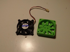pcfanboost kutusu 60x60x19mm fan dönüşüm pinshape basınç sgabolab booster boost pc 3d print model - Mito3D