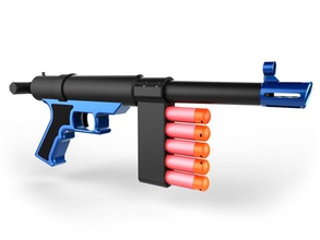 nerf sniper smg pinshape snipper gun Spaß dart 3d print model - Mito3D